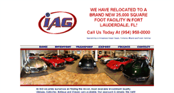 Desktop Screenshot of iagclassics.com